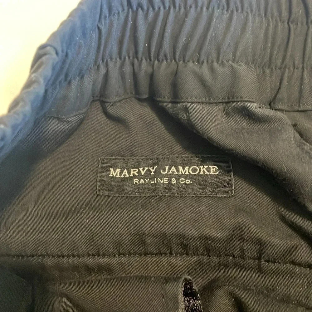 Mr. Porter item Marvy Jamoke Rayline & co. Black casual dress joggers size 30 - Picture 7 of 8